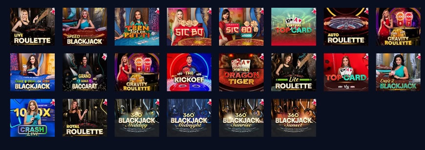 LuckyStake Live Dealer Games