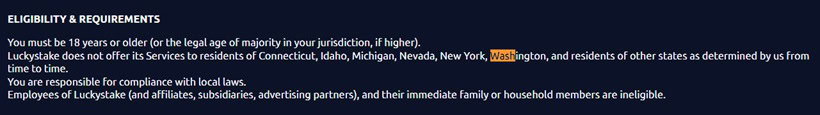 LuckyStake States