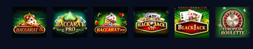 LuckyStake Table Games