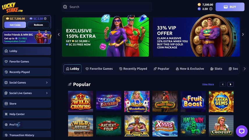 LuckyStake UX