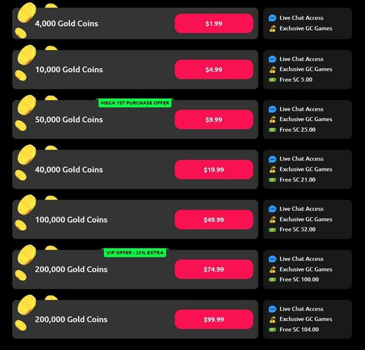 McLuck GC Packs
