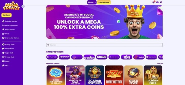 MegaFrenzy Lobby