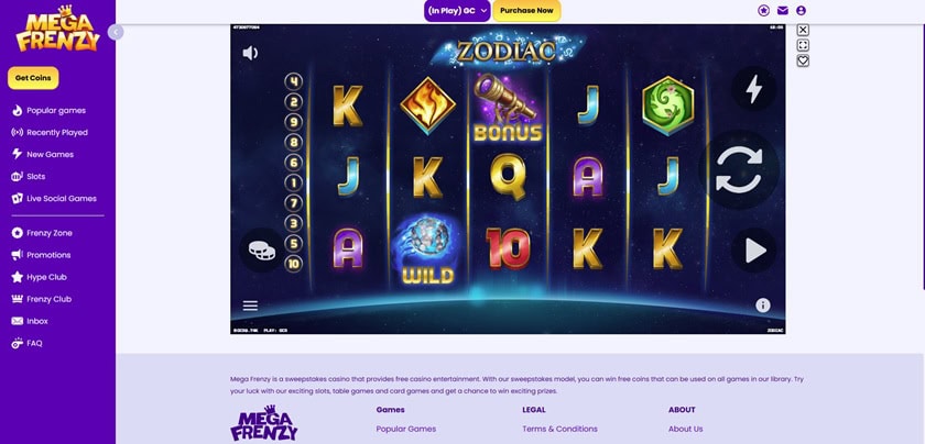 MegaFrenzy UX