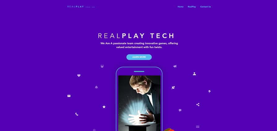 RealPlay Tech Homepage