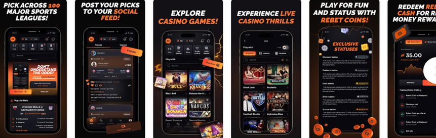 ReBet App UX