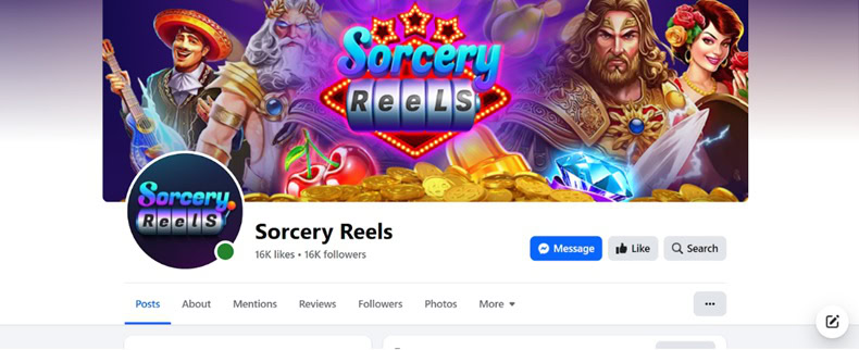 Sorcery Reels Facebook