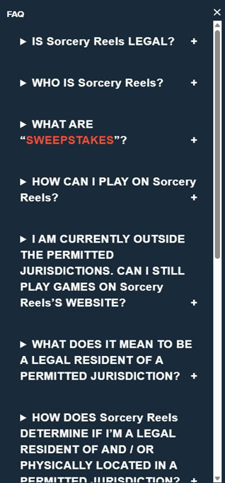 Sorcery Reels FAQ
