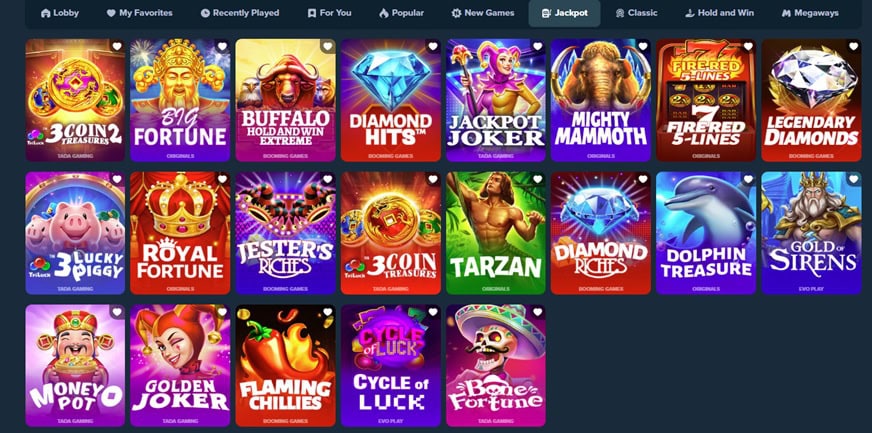 Sorcery Reels Jackpots