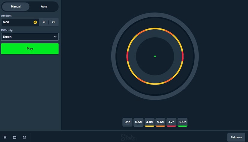 Stake.us Darts Expert Difficulty