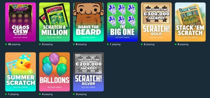 Stake.us Scratch Cards