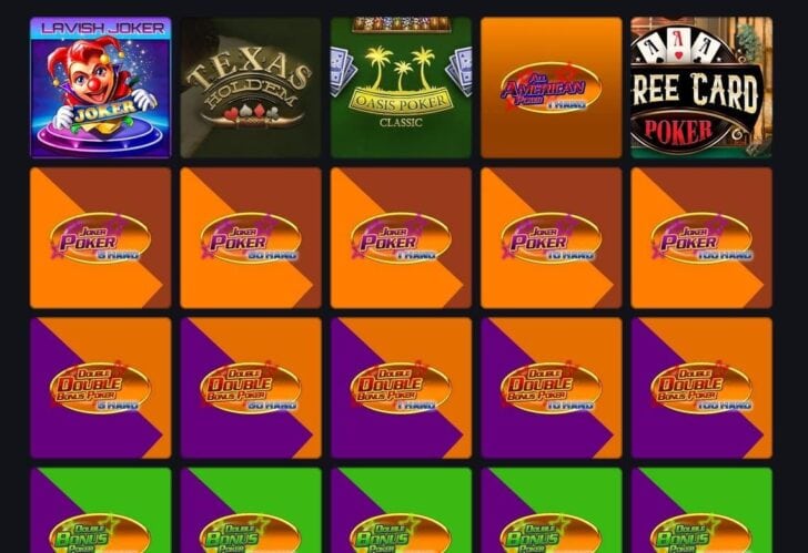 Vegas Gems Poker Games
