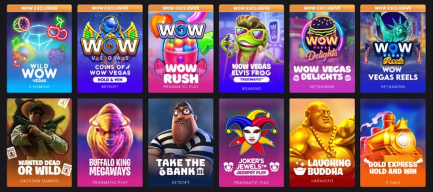 WOW Vegas Exclusives