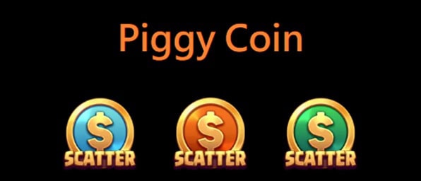 3 Rich Piggies Scatter Coins