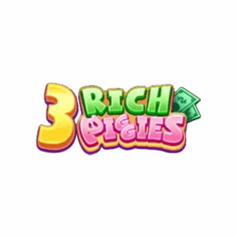 3 Rich Piggies Slot Logo