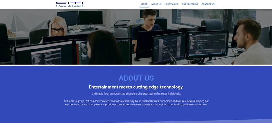 Citi Media Tech Homepage