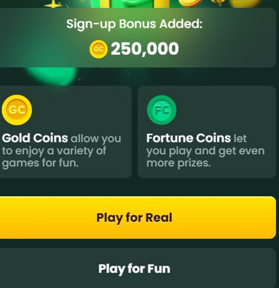 Fortune Wheelz Sign Up Bonus