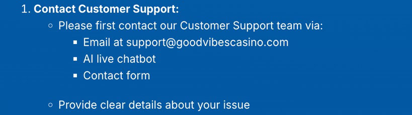 Good Vibes Support