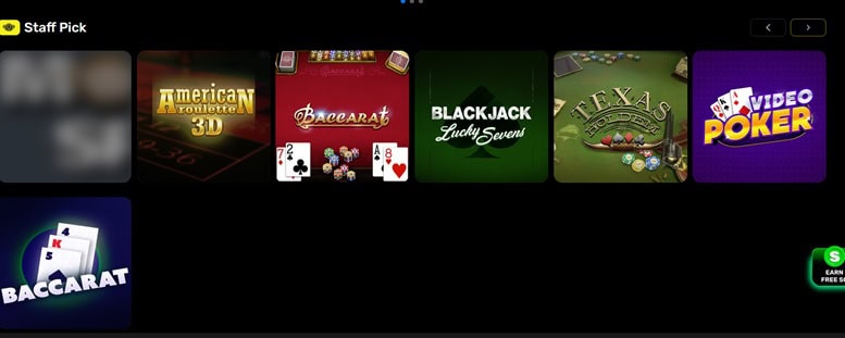 MonkeySpins Table Games