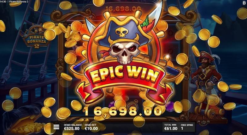 Pirate Bonanza 2 Big Win
