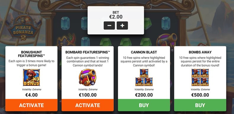 Pirate Bonanza 2 Bonus Buy