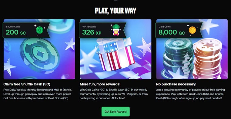Shuffle.us Bonuses