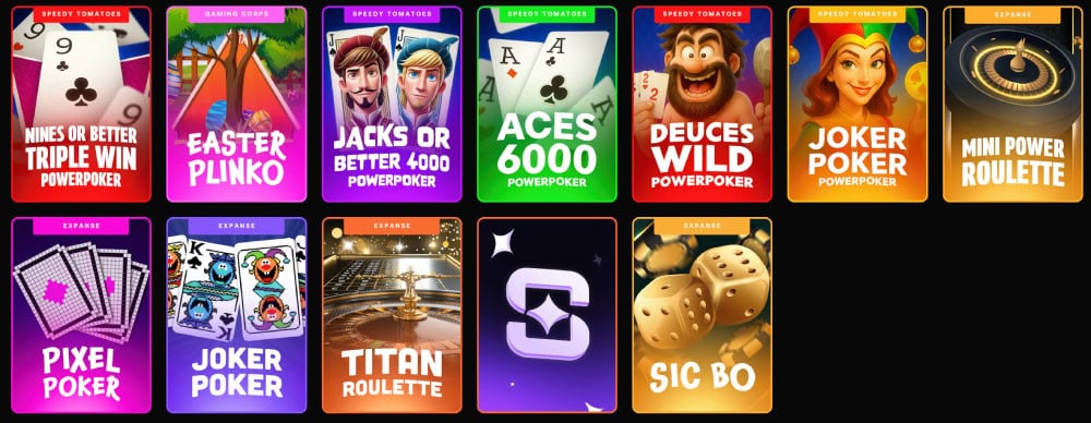 shuffle.us table games