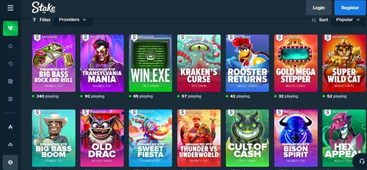 Stake.us Games