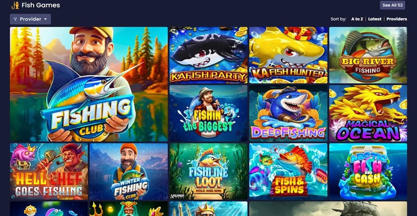 VegasGlory Fish Games
