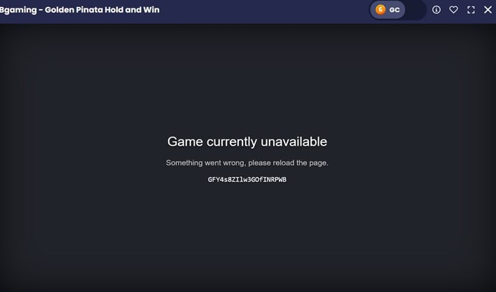 VegasGlory Unavailable Game