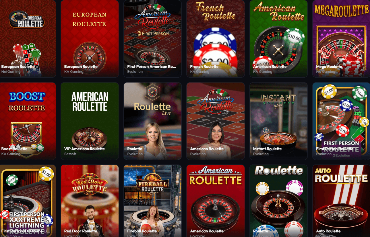 Sweep Las Vegas live tables