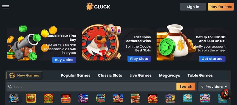 Cluck.us Features