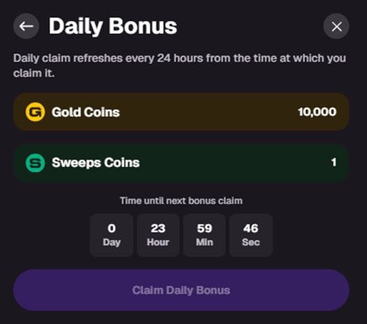 Gains Daily Bonus