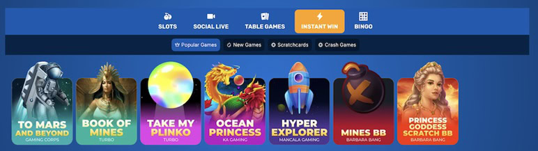 Good Vibes Instant Win Games