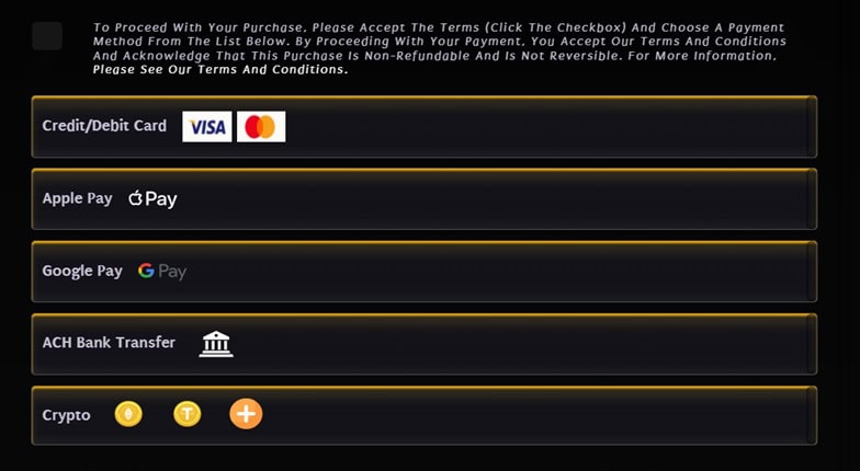 Midas Jackpots Banking