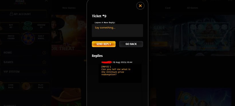 Midas Jackpots Tickets