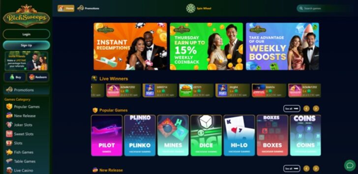 RichSweeps Lobby