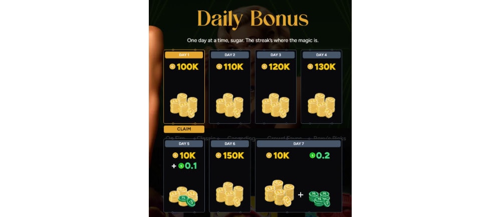 roxy moxy daily bonus