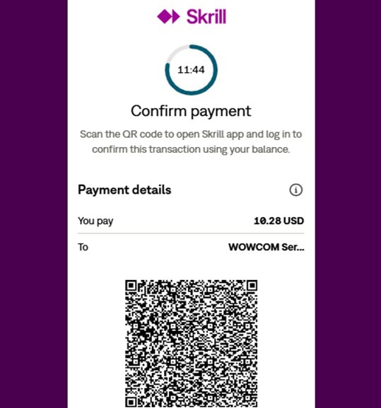 Skrill Payment