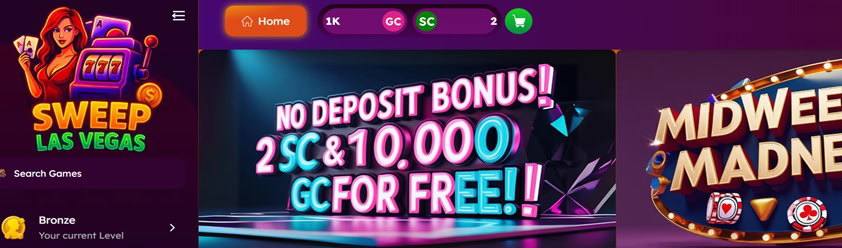 Sweep Las Vegas Bonus