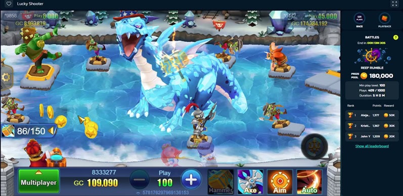 SweepShark Fish Game