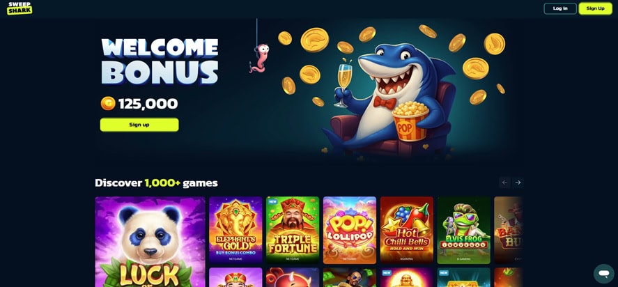 SweepShark Homepage