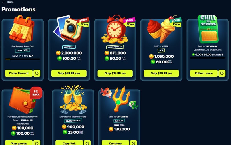 SweepShark Promos
