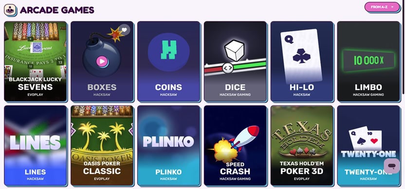 Sweet Sweeps Arcade Games