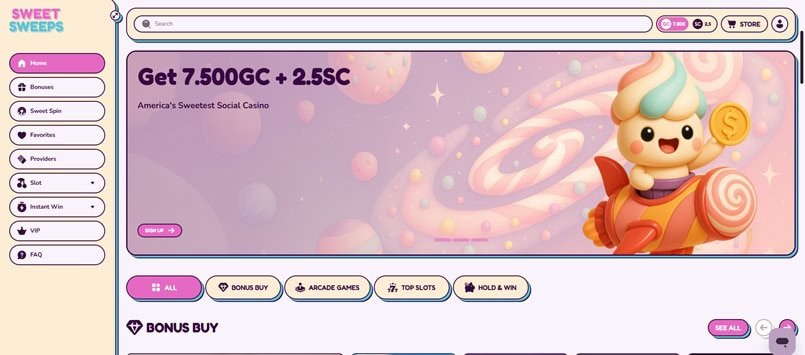 Sweet Sweeps UX