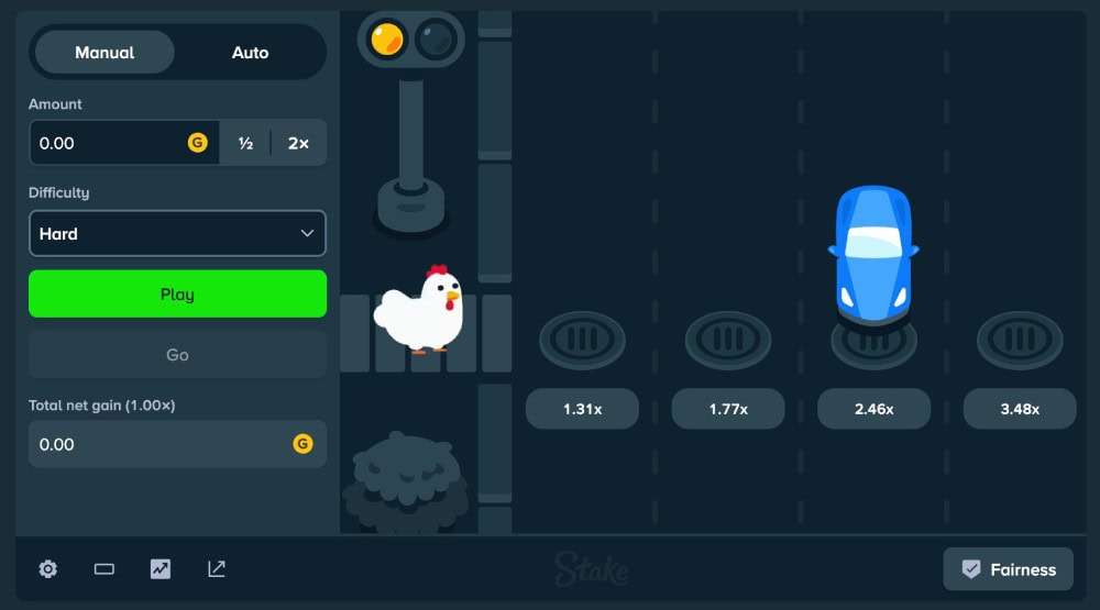 chicken game at stake.us