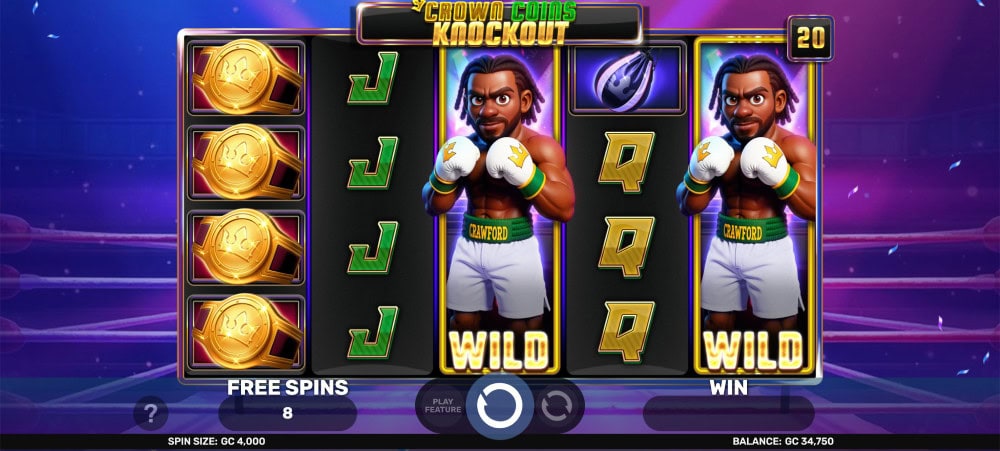 crown coins knockout slot