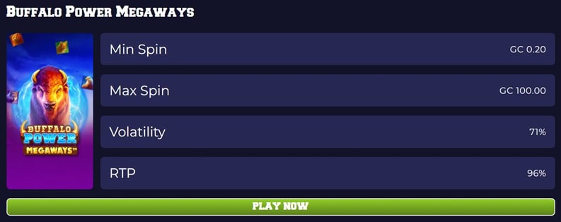 GameDayZone Slot Info