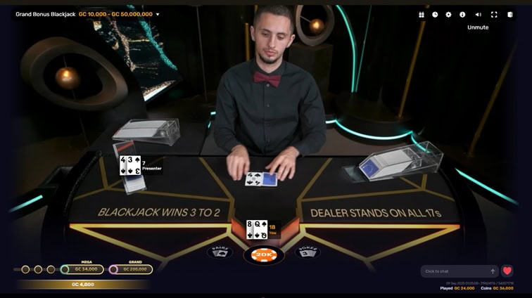 Grand Vault Live Dealer
