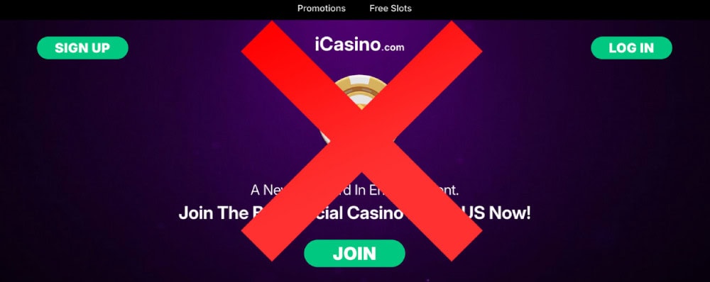 icasino closing down
