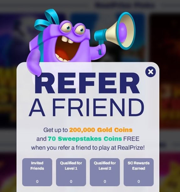 RealPrize Referral Bonus